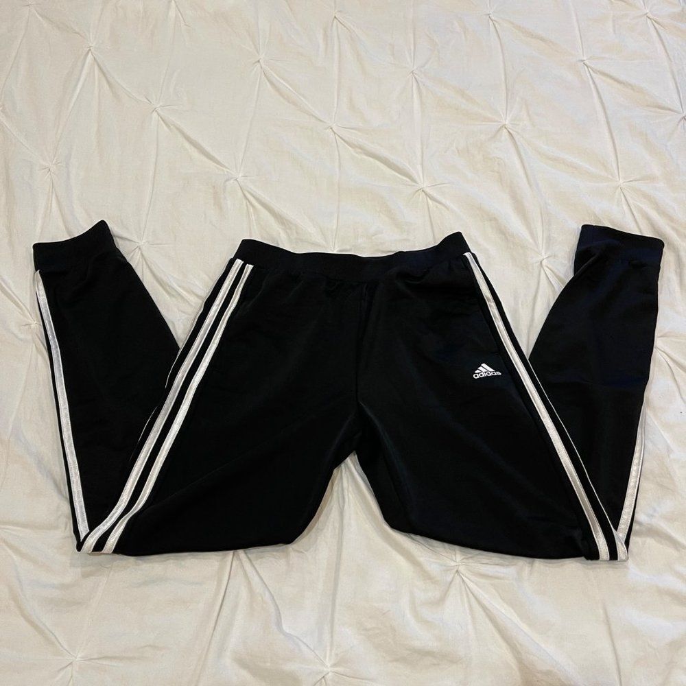 Adidas Essentials Three Stripe Track Pants Size 16 Juniors - Picture 5 of 8